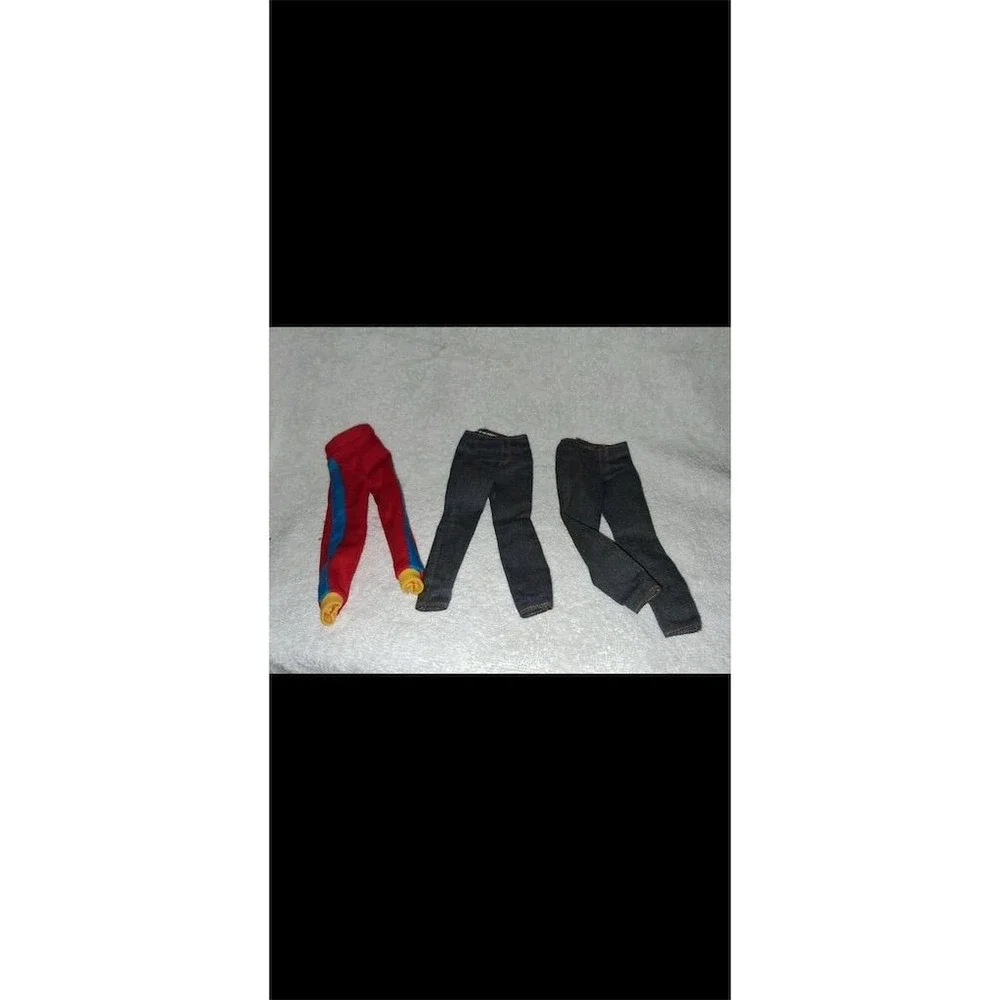 Vintage Marvel Doll Pants Lot for Barbie‎ & Action Figures (3 Pcs)
